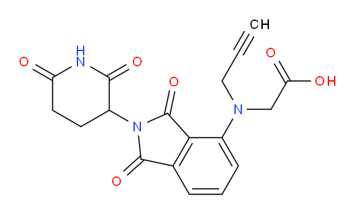 2-((2-(2,6-dioxopiperidin-3-yl)-1,3-dioxoisoindolin-4-yl)(prop-2-yn-1-yl)amino)acetic acid