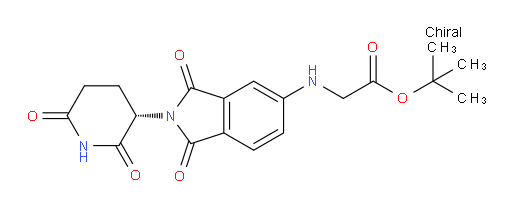 (S)-tert-butyl 2-((2-(2,6-dioxopiperidin-3-yl)-1,3-dioxoisoindolin-5-yl)amino)acetate