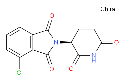 (S)-4-chloro-2-(2,6-dioxopiperidin-3-yl)isoindoline-1,3-dione