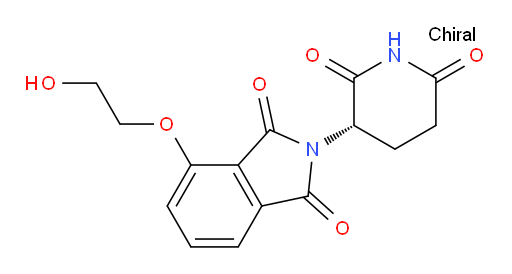 (S)-2-(2,6-dioxopiperidin-3-yl)-4-(2-hydroxyethoxy)isoindoline-1,3-dione