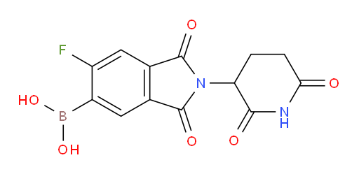 (2-(2,6-dioxopiperidin-3-yl)-6-fluoro-1,3-dioxoisoindolin-5-yl)boronic acid