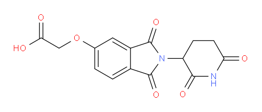 2-[[2-(2,6-Dioxo-3-piperidinyl)-2,3-dihydro-1,3-dioxo-1H-isoindol-5-yl]oxy]acetic acid