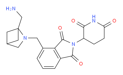 4-((1-(aminomethyl)-2-azabicyclo[2.1.1]hexan-2-yl)methyl)-2-(2,6-dioxopiperidin-3-yl)isoindoline-1,3-dione