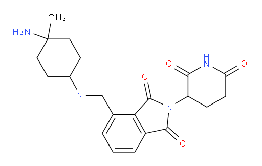 4-(((4-amino-4-methylcyclohexyl)amino)methyl)-2-(2,6-dioxopiperidin-3-yl)isoindoline-1,3-dione