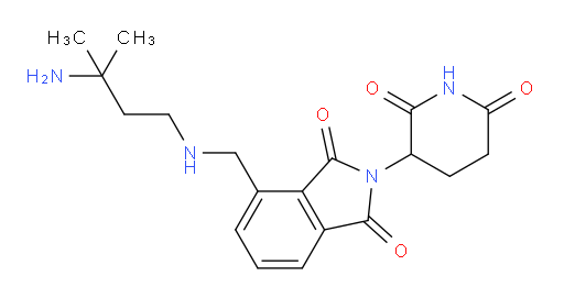 4-(((3-amino-3-methylbutyl)amino)methyl)-2-(2,6-dioxopiperidin-3-yl)isoindoline-1,3-dione