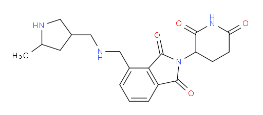 2-(2,6-dioxopiperidin-3-yl)-4-((((5-methylpyrrolidin-3-yl)methyl)amino)methyl)isoindoline-1,3-dione