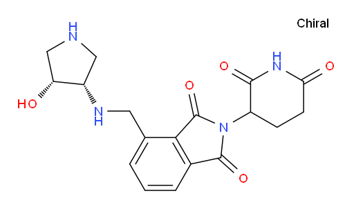 2-(2,6-dioxopiperidin-3-yl)-4-((((3S,4R)-4-hydroxypyrrolidin-3-yl)amino)methyl)isoindoline-1,3-dione