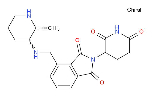 2-(2,6-dioxopiperidin-3-yl)-4-((((2R,3R)-2-methylpiperidin-3-yl)amino)methyl)isoindoline-1,3-dione