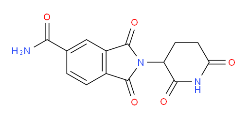 2-(2,6-dioxopiperidin-3-yl)-1,3-dioxoisoindoline-5-carboxamide