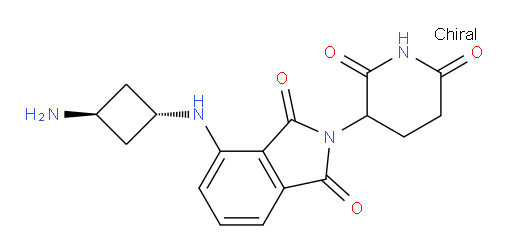 4-(((1r,3r)-3-aminocyclobutyl)amino)-2-(2,6-dioxopiperidin-3-yl)isoindoline-1,3-dione