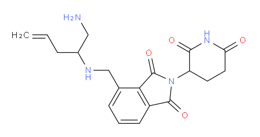 4-(((1-aminopent-4-en-2-yl)amino)methyl)-2-(2,6-dioxopiperidin-3-yl)isoindoline-1,3-dione