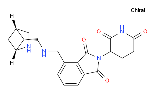 4-((((1R,4S,5R)-2-azabicyclo[2.1.1]hexan-5-ylmethyl)amino)methyl)-2-(2,6-dioxopiperidin-3-yl)isoindoline-1,3-dione