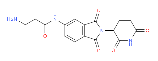 3-amino-N-(2-(2,6-dioxopiperidin-3-yl)-1,3-dioxoisoindolin-5-yl)propanamide