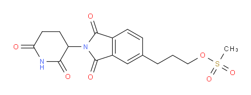 3-(2-(2,6-dioxopiperidin-3-yl)-1,3-dioxoisoindolin-5-yl)propyl methanesulfonate