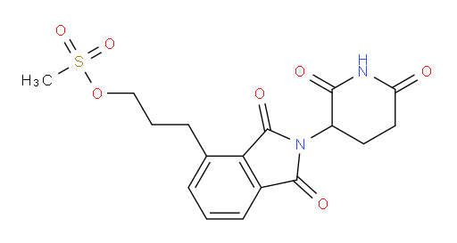 3-(2-(2,6-dioxopiperidin-3-yl)-1,3-dioxoisoindolin-4-yl)propyl methanesulfonate