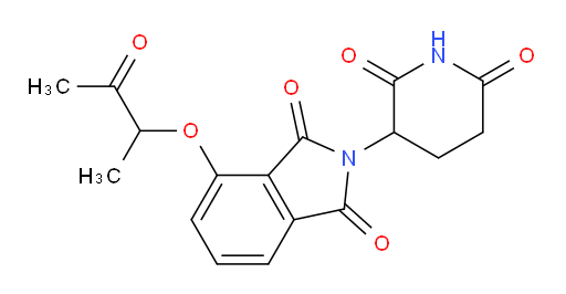 2-(2,6-dioxopiperidin-3-yl)-4-((3-oxobutan-2-yl)oxy)isoindoline-1,3-dione