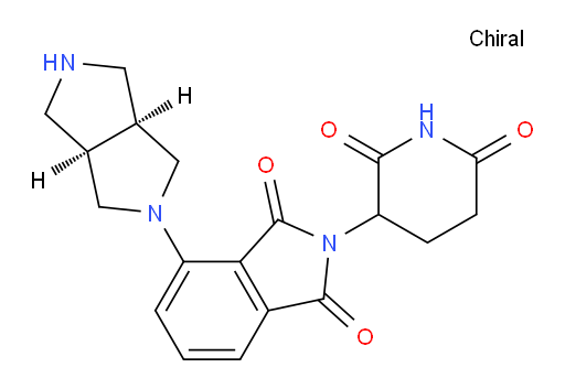 2-(2,6-dioxopiperidin-3-yl)-4-((3aR,6aS)-hexahydropyrrolo[3,4-c]pyrrol-2(1H)-yl)isoindoline-1,3-dione