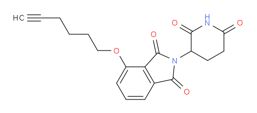 2-(2,6-dioxopiperidin-3-yl)-4-(hex-5-yn-1-yloxy)isoindoline-1,3-dione