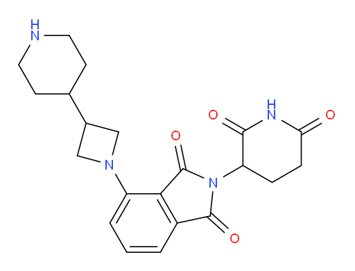 2-(2,6-dioxopiperidin-3-yl)-4-(3-(piperidin-4-yl)azetidin-1-yl)isoindoline-1,3-dione