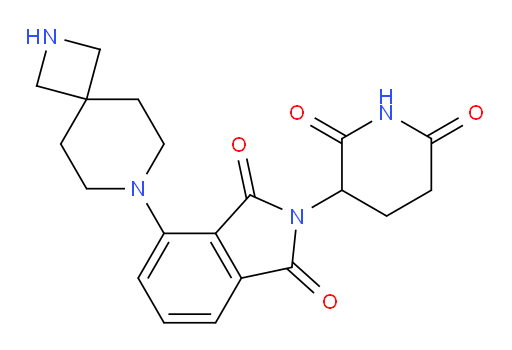 2-(2,6-dioxopiperidin-3-yl)-4-(2,7-diazaspiro[3.5]nonan-7-yl)isoindoline-1,3-dione