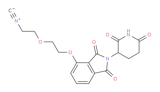 2-(2,6-dioxopiperidin-3-yl)-4-(2-(2-isocyanoethoxy)ethoxy)isoindoline-1,3-dione