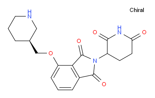 2-(2,6-dioxopiperidin-3-yl)-4-((S)-piperidin-3-ylmethoxy)isoindoline-1,3-dione