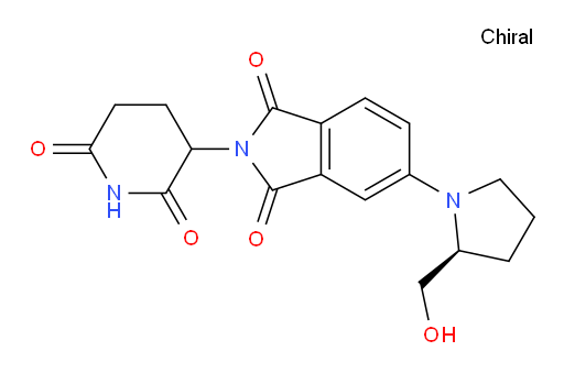 2-(2,6-dioxopiperidin-3-yl)-5-((S)-2-(hydroxymethyl)pyrrolidin-1-yl)isoindoline-1,3-dione