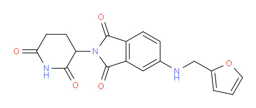 2-(2,6-dioxopiperidin-3-yl)-5-((furan-2-ylmethyl)amino)isoindoline-1,3-dione