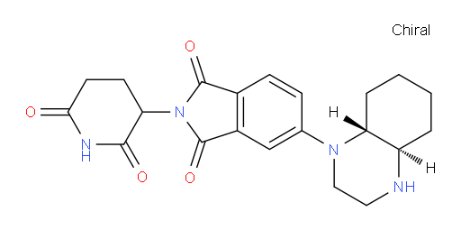 2-(2,6-dioxopiperidin-3-yl)-5-((4aR,8aR)-octahydroquinoxalin-1(2H)-yl)isoindoline-1,3-dione