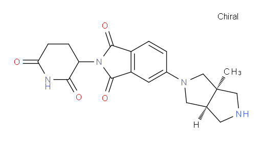 2-(2,6-dioxopiperidin-3-yl)-5-((3aR,6aS)-3a-methylhexahydropyrrolo[3,4-c]pyrrol-2(1H)-yl)isoindoline-1,3-dione