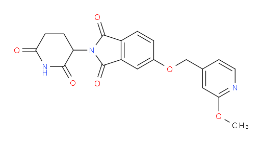 2-(2,6-dioxopiperidin-3-yl)-5-((2-methoxypyridin-4-yl)methoxy)isoindoline-1,3-dione