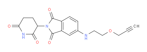 2-(2,6-dioxopiperidin-3-yl)-5-((2-(prop-2-yn-1-yloxy)ethyl)amino)isoindoline-1,3-dione