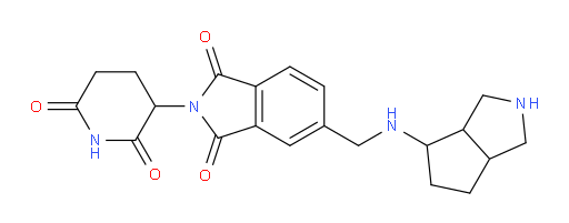 2-(2,6-dioxopiperidin-3-yl)-5-(((octahydrocyclopenta[c]pyrrol-4-yl)amino)methyl)isoindoline-1,3-dione