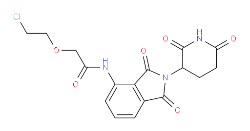 2-(2-chloroethoxy)-N-(2-(2,6-dioxopiperidin-3-yl)-1,3-dioxoisoindolin-4-yl)acetamide