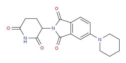 2-(2,6-dioxopiperidin-3-yl)-5-(piperidin-1-yl)isoindoline-1,3-dione