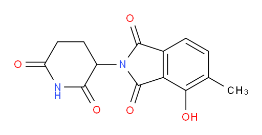 2-(2,6-dioxopiperidin-3-yl)-4-hydroxy-5-methylisoindoline-1,3-dione