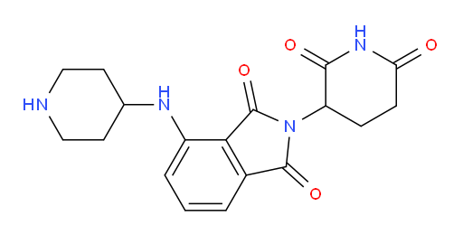 2-(2,6-dioxopiperidin-3-yl)-4-(piperidin-4-ylamino)isoindoline-1,3-dione