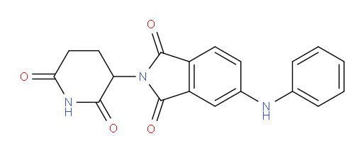 2-(2,6-dioxopiperidin-3-yl)-5-(phenylamino)isoindoline-1,3-dione