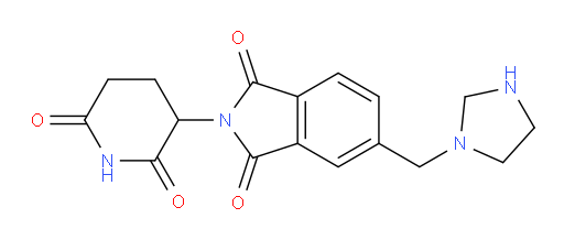 2-(2,6-dioxopiperidin-3-yl)-5-(imidazolidin-1-ylmethyl)isoindoline-1,3-dione