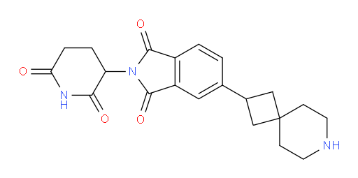 2-(2,6-dioxopiperidin-3-yl)-5-(7-azaspiro[3.5]nonan-2-yl)isoindoline-1,3-dione