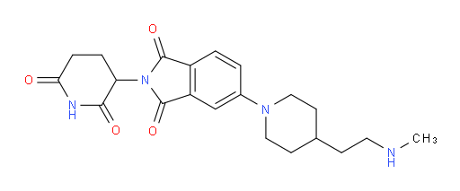 2-(2,6-dioxopiperidin-3-yl)-5-(4-(2-(methylamino)ethyl)piperidin-1-yl)isoindoline-1,3-dione