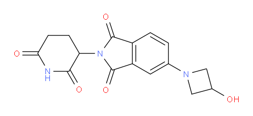 2-(2,6-dioxopiperidin-3-yl)-5-(3-hydroxyazetidin-1-yl)isoindoline-1,3-dione