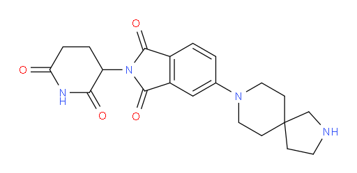 2-(2,6-dioxopiperidin-3-yl)-5-(2,8-diazaspiro[4.5]decan-8-yl)isoindoline-1,3-dione