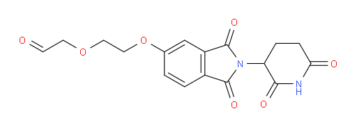 2-(2-((2-(2,6-dioxopiperidin-3-yl)-1,3-dioxoisoindolin-5-yl)oxy)ethoxy)acetaldehyde