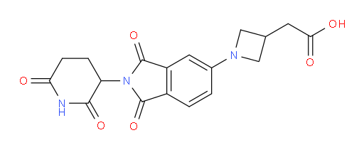 2-(1-(2-(2,6-dioxopiperidin-3-yl)-1,3-dioxoisoindolin-5-yl)azetidin-3-yl)acetic acid