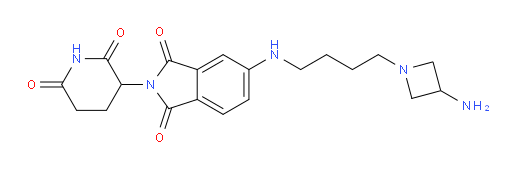 5-((4-(3-aminoazetidin-1-yl)butyl)amino)-2-(2,6-dioxopiperidin-3-yl)isoindoline-1,3-dione