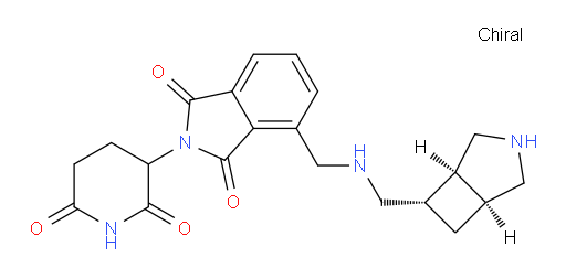 4-((((1S,5S,6S)-3-azabicyclo[3.2.0]heptan-6-ylmethyl)amino)methyl)-2-(2,6-dioxopiperidin-3-yl)isoindoline-1,3-dione