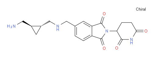 5-(((((1R,2R)-2-(aminomethyl)cyclopropyl)methyl)amino)methyl)-2-(2,6-dioxopiperidin-3-yl)isoindoline-1,3-dione