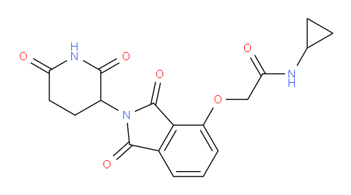 N-cyclopropyl-2-((2-(2,6-dioxopiperidin-3-yl)-1,3-dioxoisoindolin-4-yl)oxy)acetamide