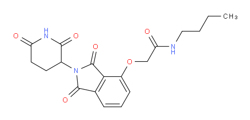 N-butyl-2-((2-(2,6-dioxopiperidin-3-yl)-1,3-dioxoisoindolin-4-yl)oxy)acetamide